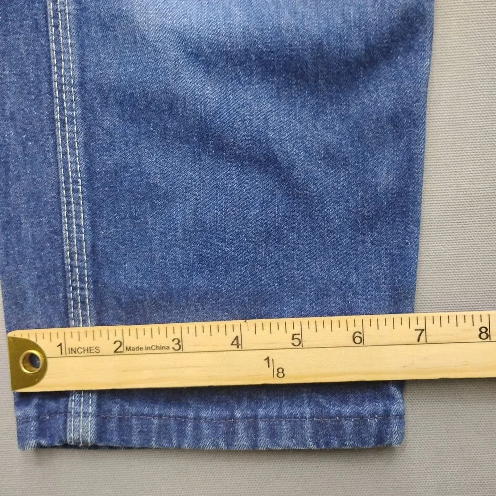 Vintage OshKosh Bgosh Vestbak Denim Overalls Kids Size 6 Made in USA Blue Bibs